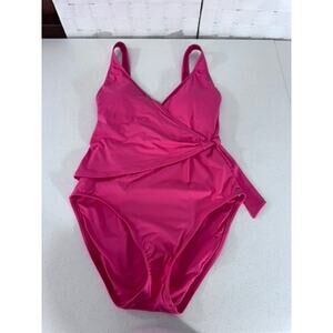NWT!! "TOMMY BAHAMA" Pink One Piece Bathing Suit, SZ 6,MSRP 145.00,Tummy Control